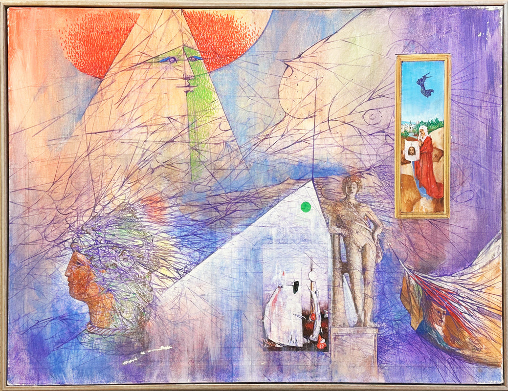 ALBERT RADOCZY - Contemporary Motives and Old Master Vignettes - Oil on Canvas - 30"x40" - 1996