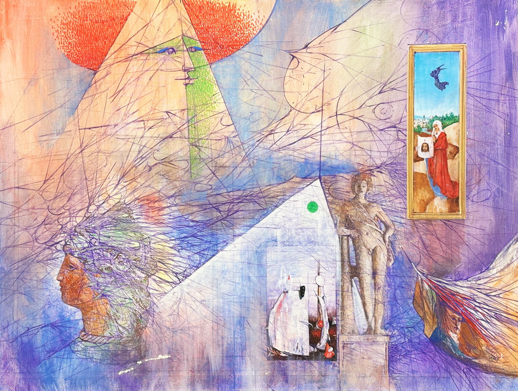 ALBERT RADOCZY - Contemporary Motives and Old Master Vignettes - Oil on Canvas - 30"x40" - 1996