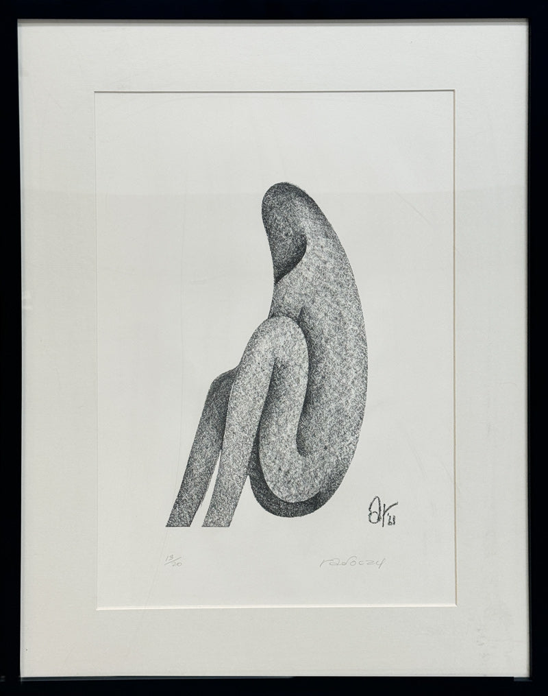 ALBERT RADOCZY - Flores in Form #1 and #2 (Sold in a Pair) - Stone Lithography - 19"x13" - 1961