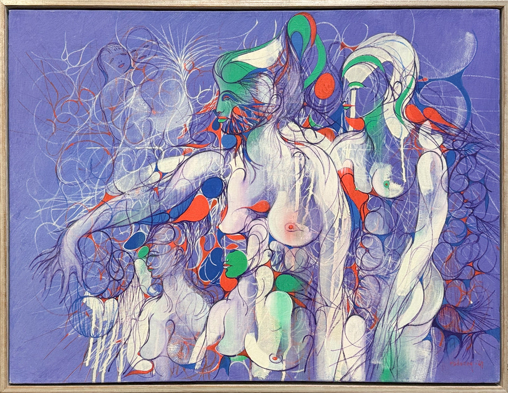 ALBERT RADOCZY - Flores Multiples in Line - Oil on Canvas - 18"x24" - 1967