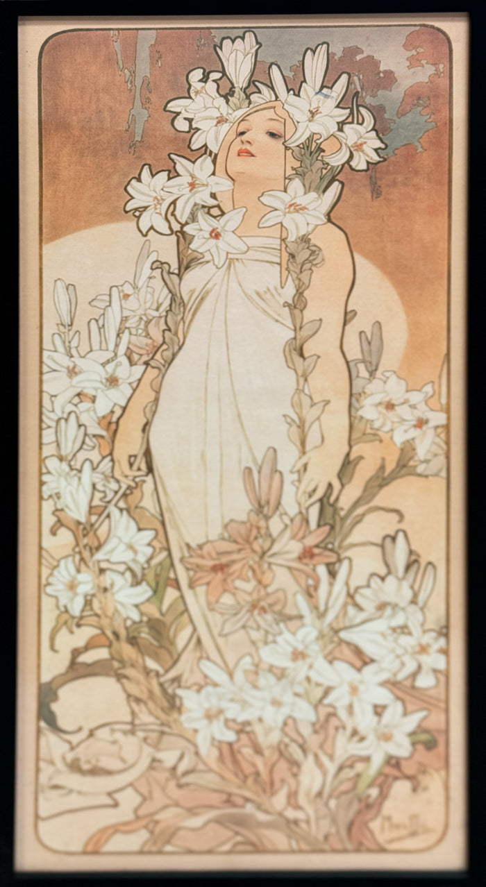 ALPHANSO MUCHA - Seasons, Original Poster, Set of 4 - Each: 27"x11.5"