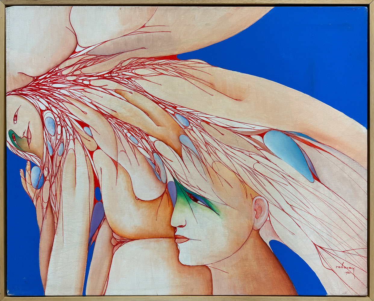 ALBERT RADOCZY - A Myriad of Goddess Embodiment of Flores - Oil on Canvas - 24"x30" - 1980