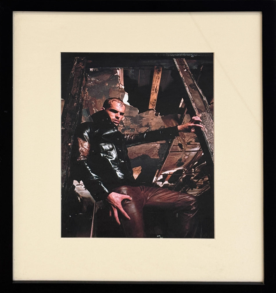 DAVID LACHAPELLE (JOHN BLAINE) - The Boy in Leather Outfit and Decorated Hat - Original Fashion Photography