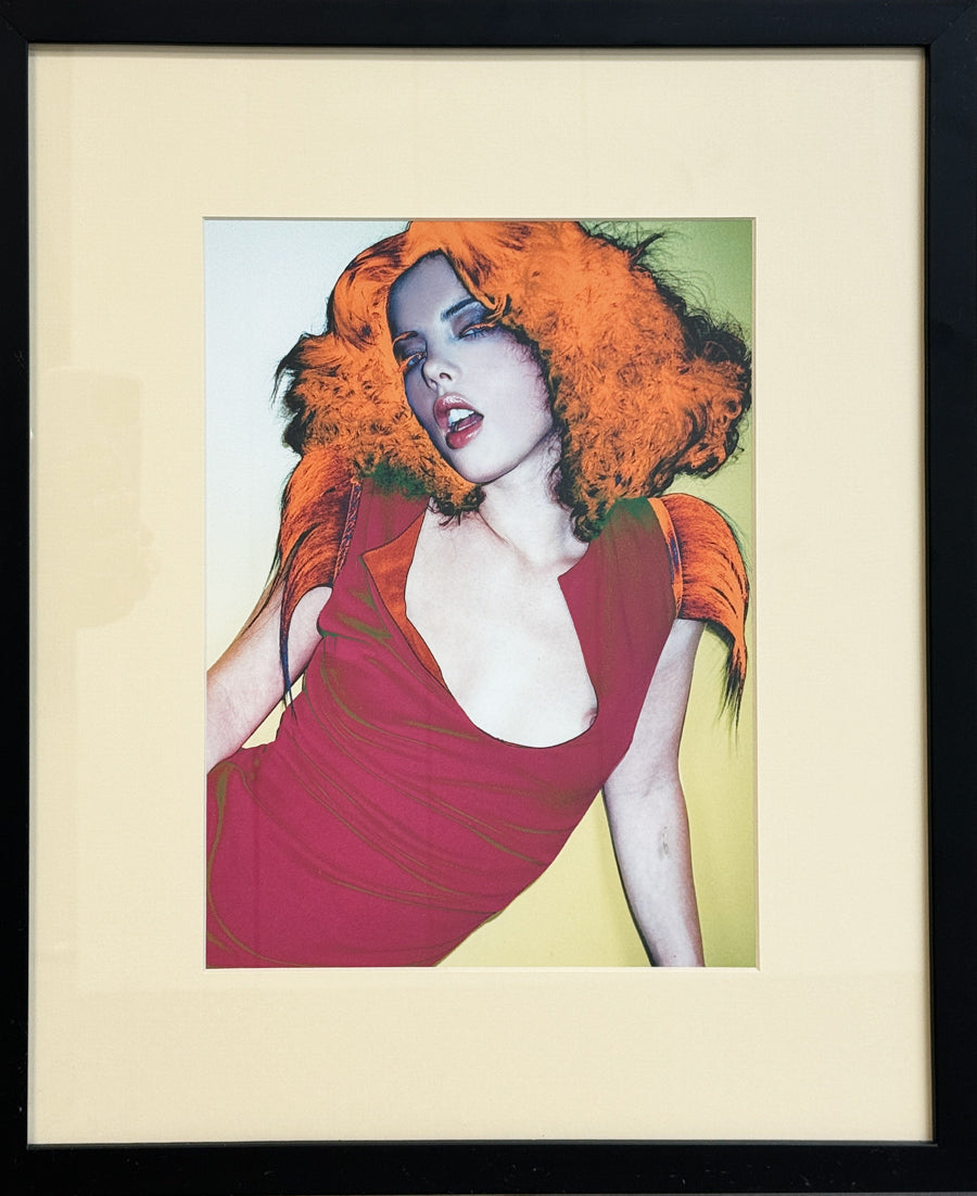 DAVID LACHAPELLE / JOHN BLAINE - Fashion Photography #4 - Sensual Orange Hair - 12"x10"