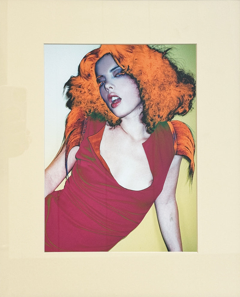DAVID LACHAPELLE / JOHN BLAINE - Fashion Photography #4 - Sensual Orange Hair - 12"x10"