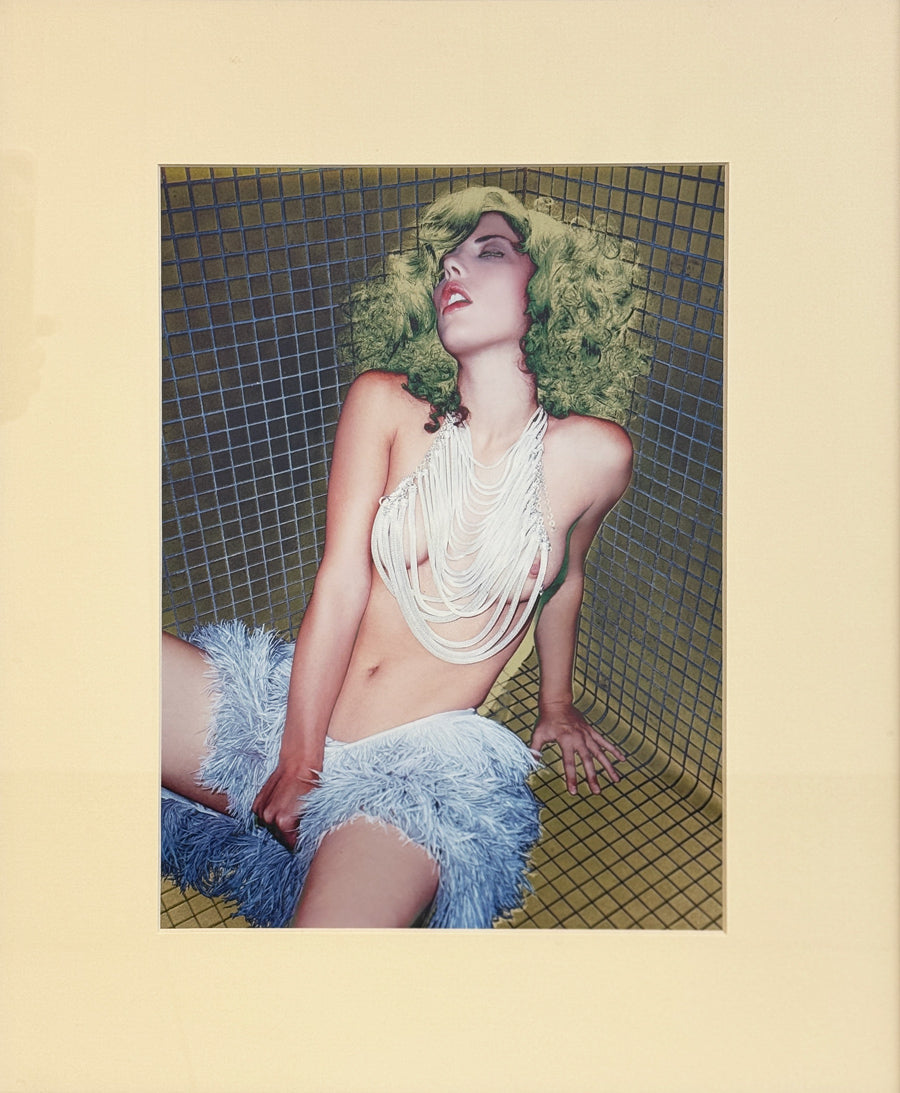 DAVID LACHAPELLE / JOHN BLAINE - Fashion photography#3 - Sensual Green Hair - 12"x10"