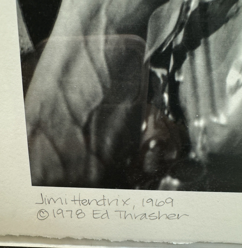ED THRASHER - Jimi Hendrix - 22"x18" - 1969