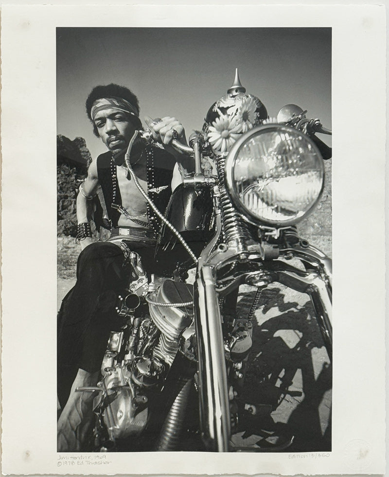 ED THRASHER - Jimi Hendrix - 22"x18" - 1969