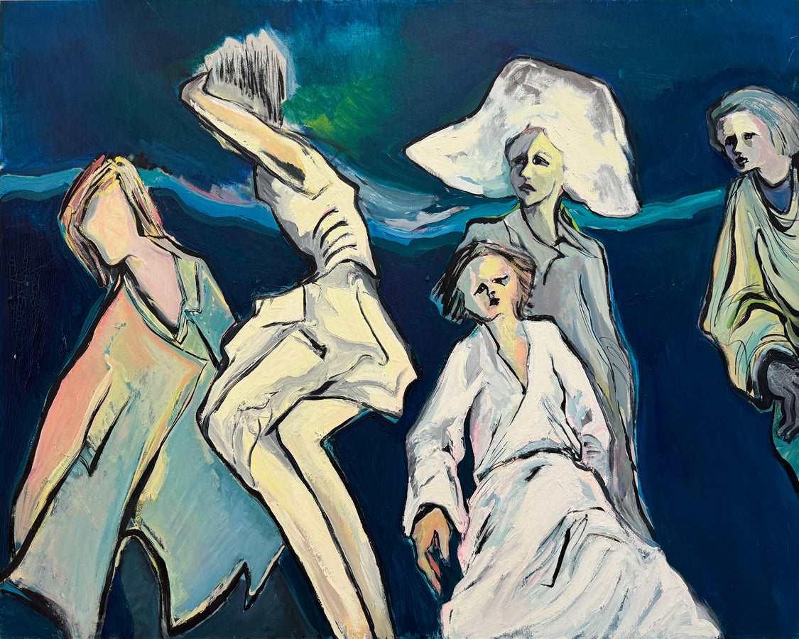 FAY SINGER - Generations - Oil on Canvas - 44"x67"