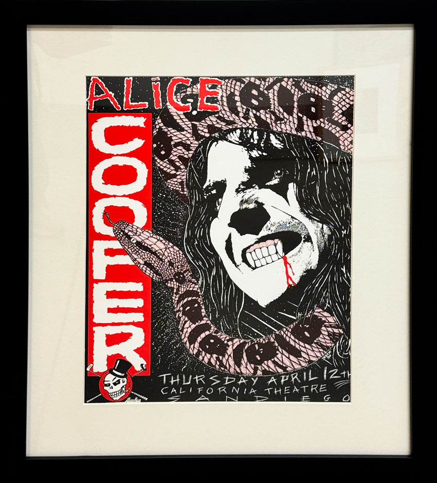 FRANK KOZIK - Alice Cooper California Theatre, San Diego - 1st Print - 13"x17"