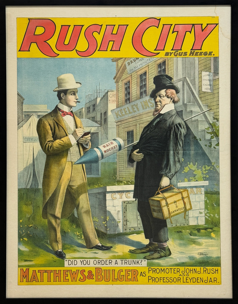 GUS HEEGE - Rush City - 40"x30" - 1895