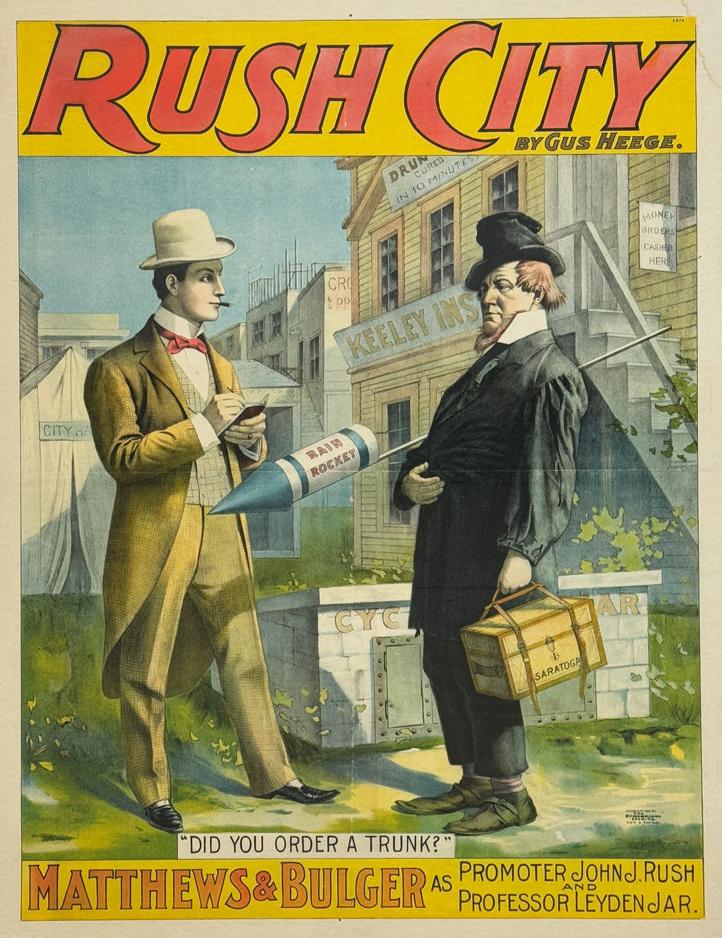 GUS HEEGE - Rush City - 40"x30" - 1895