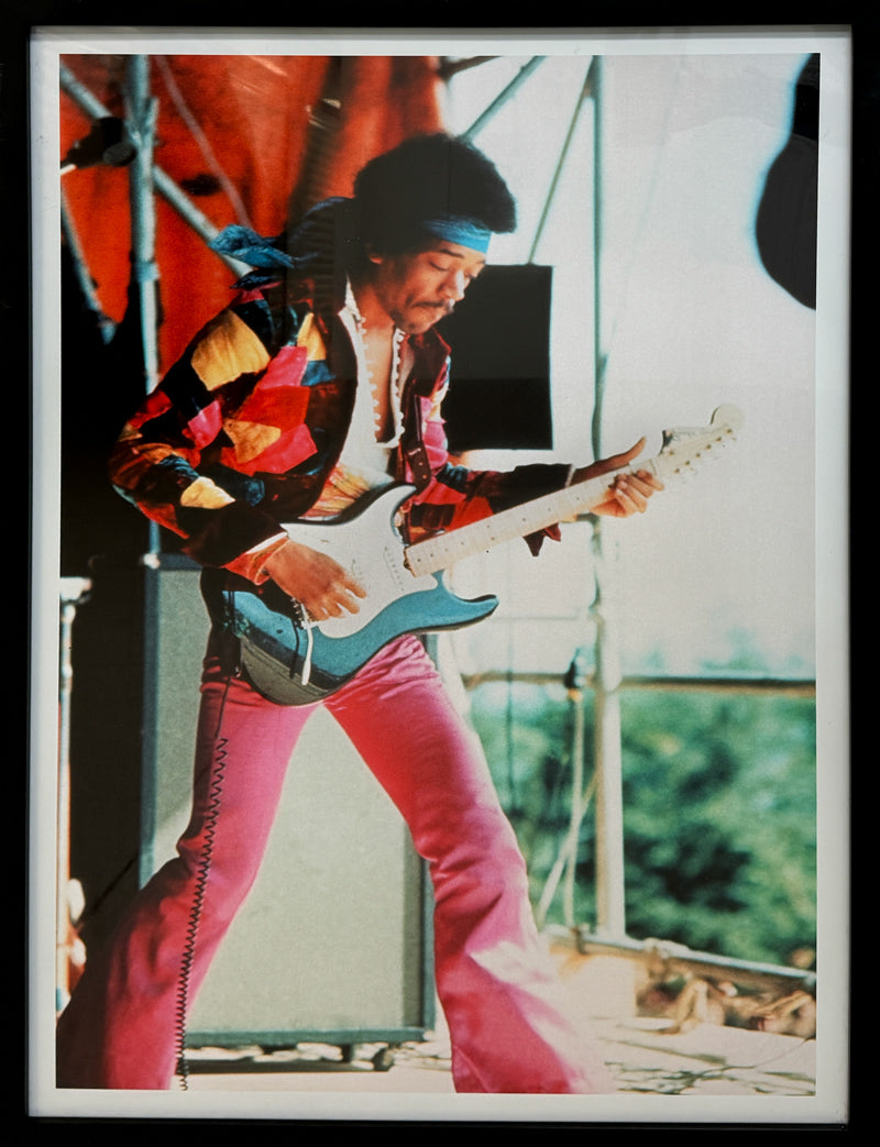 HERBERT WHEELER WORTHINGTON - Jimi Hendrix in Concert - Vintage Photography - 30" x 20"