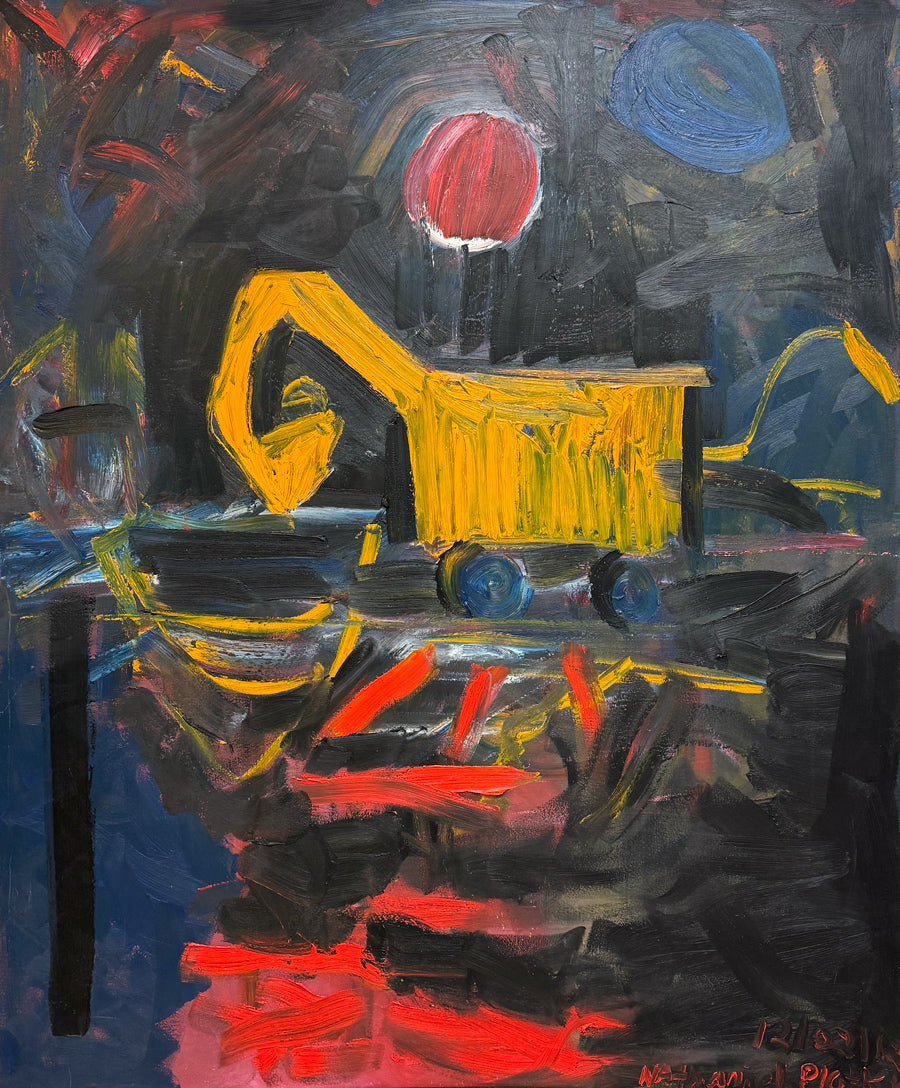 NELSON PLOTKIN - Abstract by Nelson Plotkin - Oil on Canvas - 60"x48"