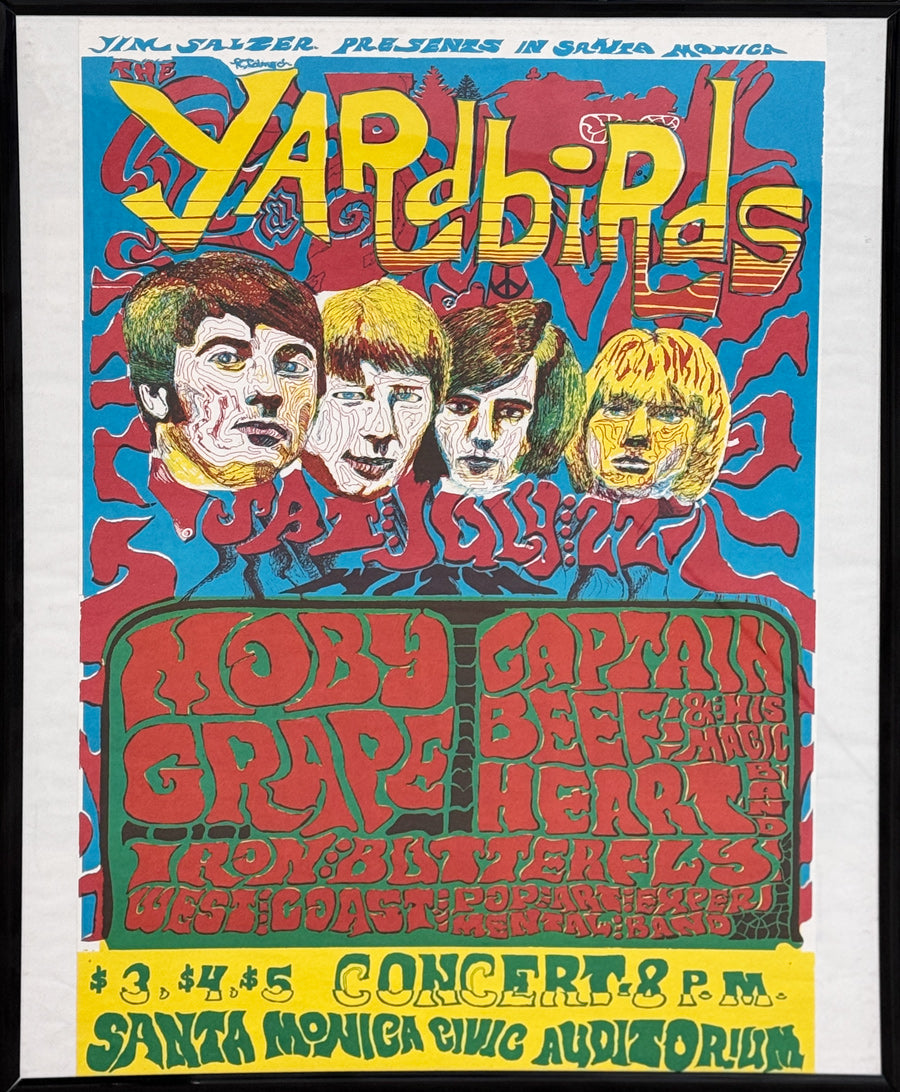 R. TOLMACH - Yardbirds Performing at Santa Monica Civic Auditorium, Organized by Jim Salzer - 1966