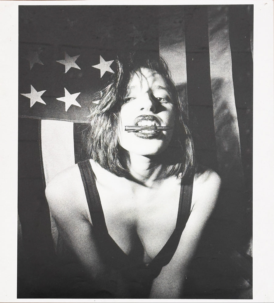 UNKNOWN PHOTOGRAPHER - Rebellious "Hippie Chick" - 1970's