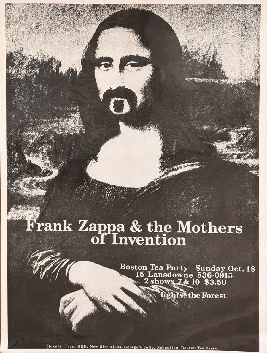 Frank Zappa & The Mothers of Invention - Classic Psychedelic Concert Poster
