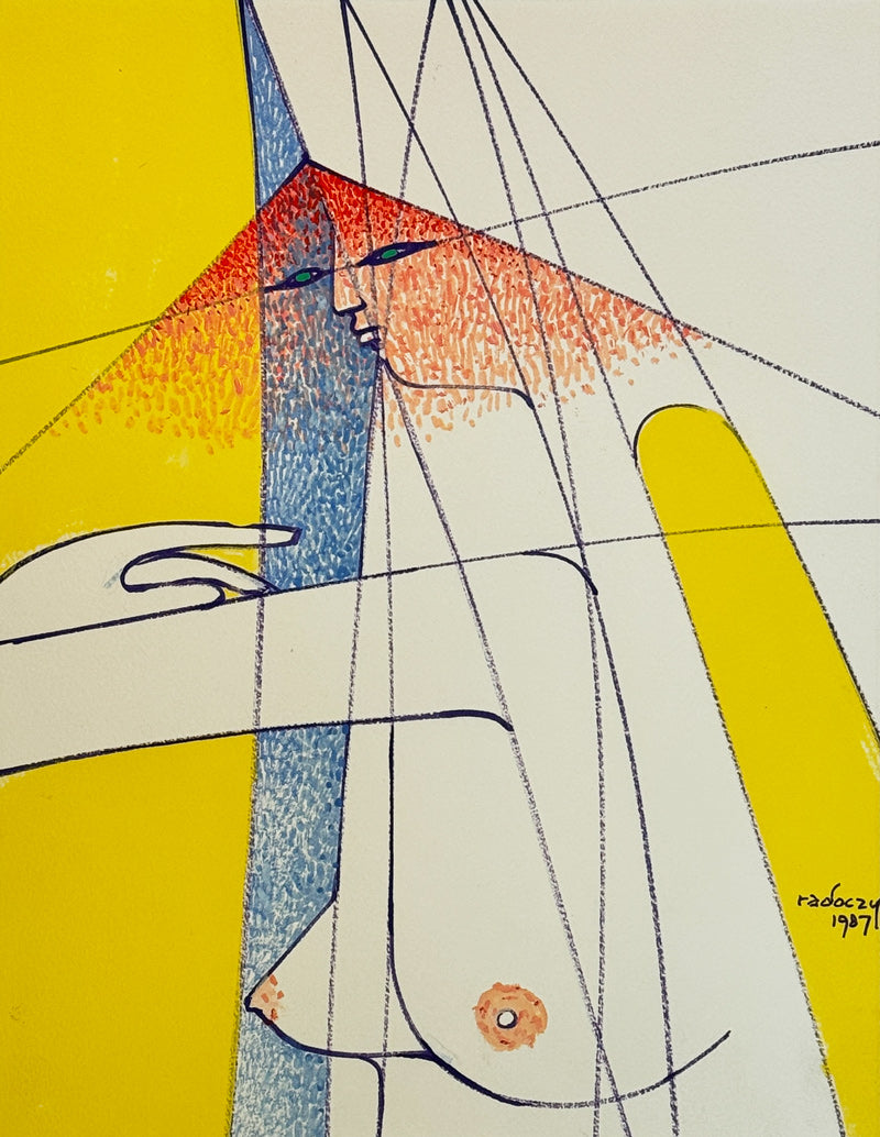 ALBERT RADOCZY - Oil on Paper - The Intimate Explorations