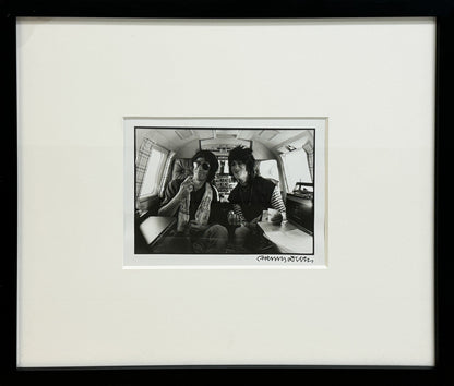 HENRY DILTZ  - Keith Richards and Ron Wood on Their Learjet