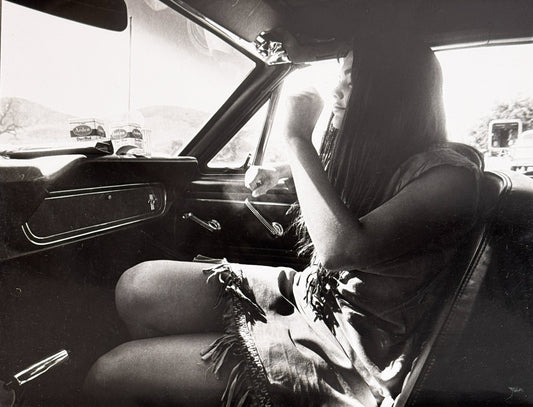 LEE JOHNSON - Girl in a 65's Mustang Listening to Music