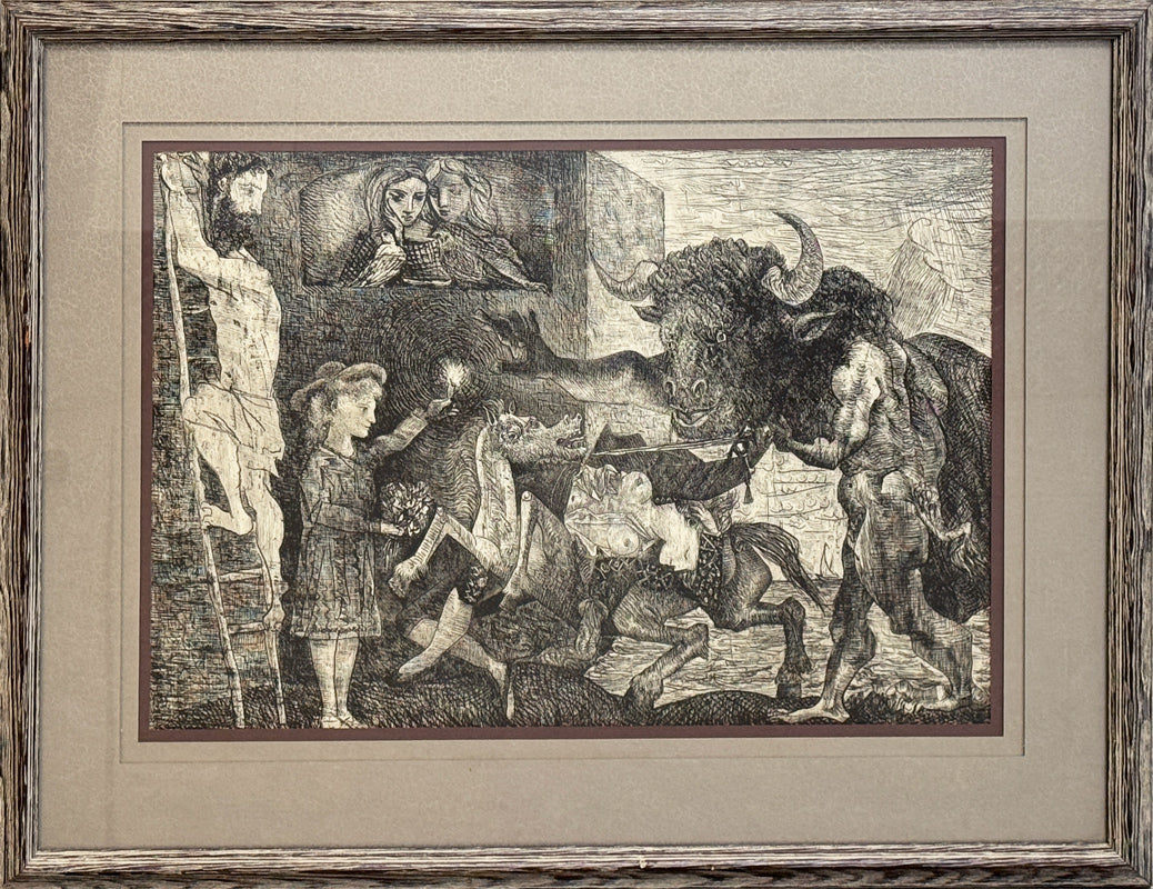 PABLO PICASSO - La Minotauromaquia - Original Print of Etching - 16"x22"