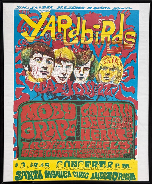 R. TOLMACH -  Yardbirds Performing at Santa Monica Civic Auditorium, Organized by Jim Salzer - 1966