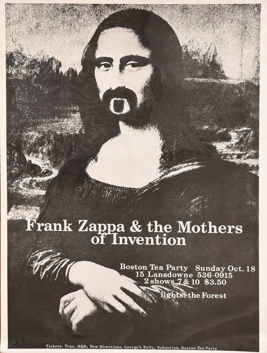 Frank Zappa & The Mothers of Invention - Classic Psychedelic Concert Poster